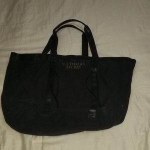 Black Victoria's Secret Tote Bag
